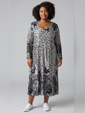 Casual Express Silver-Gray Silky To Touch Dress